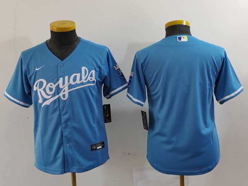 Youth Kansas City Royals Blank Light Blue Cool Base Stitched Jersey,We sell and wholesale Youth Kansas City Royals Blank Light Blue Cool Base Stitched Jersey on line form chian!